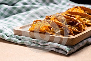 Thai Style Crispy Crepe or Kanom Buang Boran is a kind of traditional Thai dessert